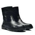 CIZME NEGRE PIELE NATURALA INTOARSA YVEB083205
