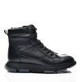 GHETE NEGRE PIELE NATURALA 3VE71