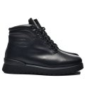 GHETE NEGRE PIELE NATURALA 3VE04