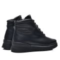 GHETE NEGRE PIELE NATURALA 3VE04