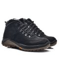 GHETE NEGRE PIELE NATURALA NABUK 4VE331