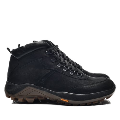 Ghete negre piele naturala nabuk 4ve331
