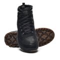 GHETE NEGRE PIELE NATURALA NABUK 4VE331