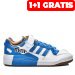 Adidas m&m's forum low 84, pantofi sport white blue
