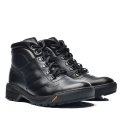 GHETE NEGRE PIELE NATURALA 3VE70