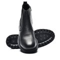 GHETE NEGRE PIELE NATURALA BVEPK122