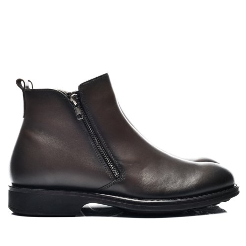 Ghete brown piele naturala 2ve20