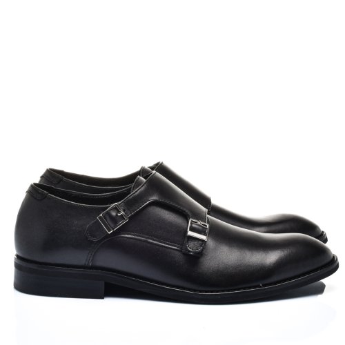 Pantofi negri piele naturala 1ve84
