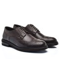 PANTOFI MARO INCHIS PIELE NATURALA 1VE15