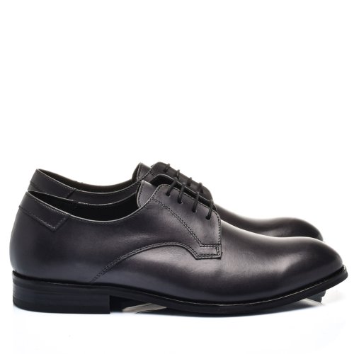 Pantofi gri piele naturala 4ve16