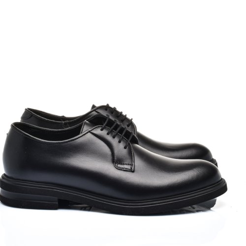 Pantofi negri piele naturala 3ve82
