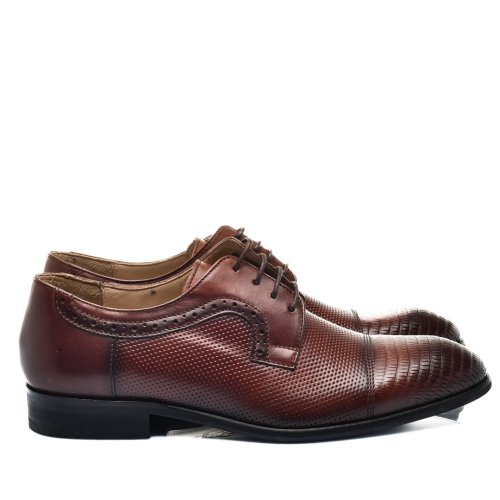 Pantofi maro piele naturala 1ve27