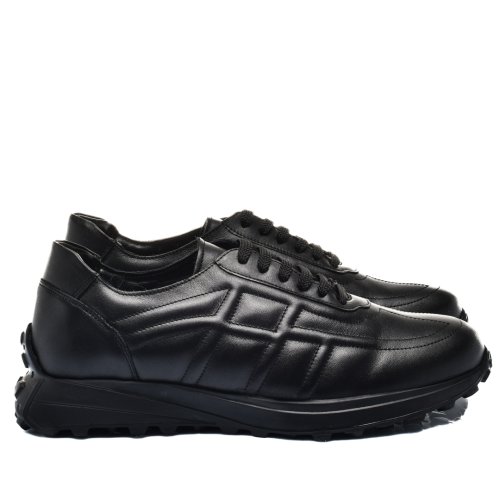Pantofi sport negri piele naturala 4ve11