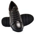 PANTOFI SPORT MARO INCHIS PIELE NATURALA 3VE80