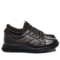 PANTOFI SPORT MARO INCHIS PIELE NATURALA 3VE80