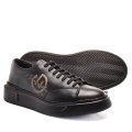 PANTOFI SPORT NEGRI PIELE NATURALA 3VE76