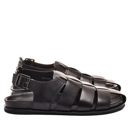 Sandale negre piele naturala 8ve646142