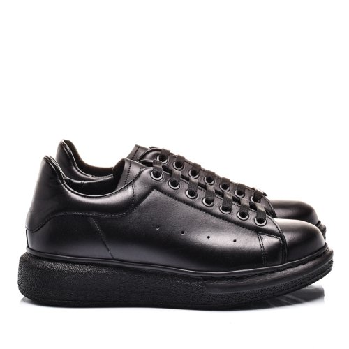 Pantofi sport negri piele naturala 4ve41