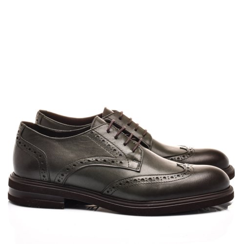 Pantofi verzi piele naturala 241109cr