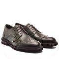 PANTOFI VERZI PIELE NATURALA 241109CR