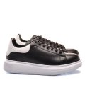 PANTOFI SPORT NEGRU ALB PIELE NATURALA 4VE41