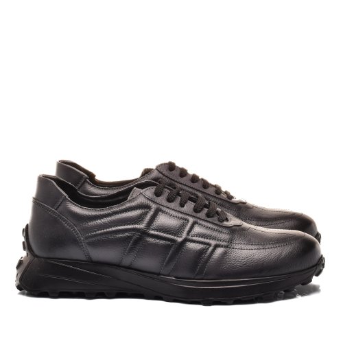 Pantofi gri piele naturala 4ve11