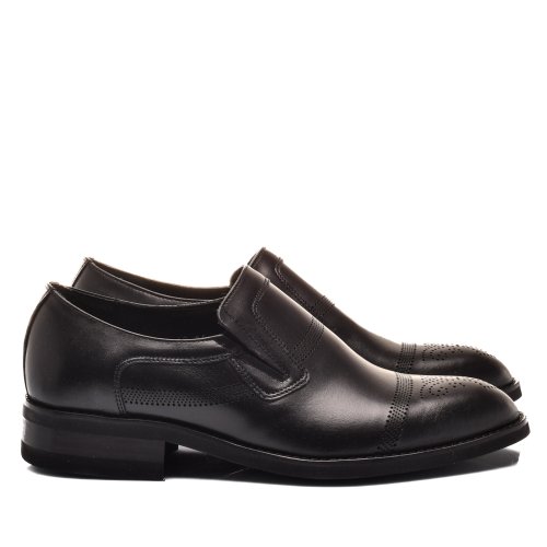 Pantofi negri piele naturala 4ve48