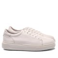 PANTOFI SPORT ALBI PIELE NATURALA 241122NP