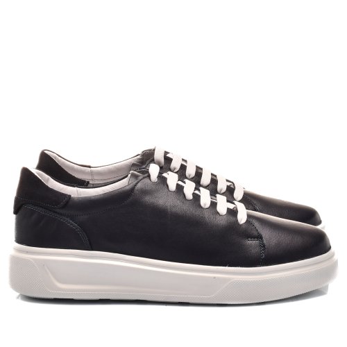 Pantofi sport bleumarin piele naturala 241122np