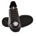 PANTOFI SPORT BLACK WHITE PIELE NATURALA 4VE41