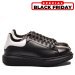 Pantofi sport black white piele naturala 4ve41