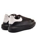 PANTOFI SPORT BLACK WHITE PIELE NATURALA 4VE41