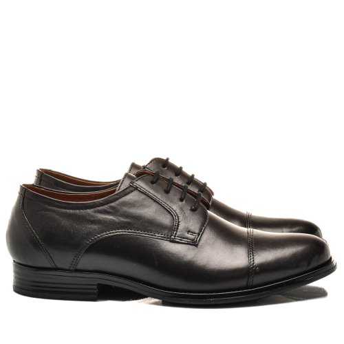 Pantofi negri piele naturala wveb114102