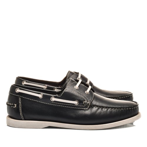 Mocasini bleumarin piele naturala mvem59r01