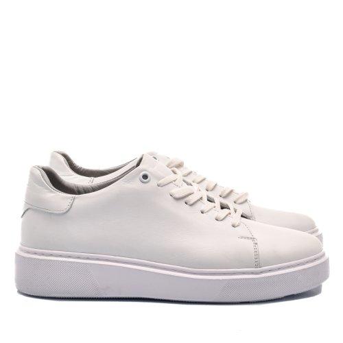 Pantofi sport albi piele naturala hveog002