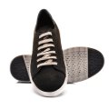 PANTOFI SPORT PERFORATI NEGRI PIELE NATURALA 1VE36