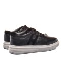 PANTOFI SPORT NEGRI PIELE NATURALA BVETS-014