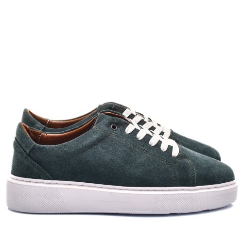 Pantofi sport albastri piele naturala bvets-002