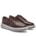 PANTOFI SPORT MARO INCHIS PIELE NATURALA BVETS-015