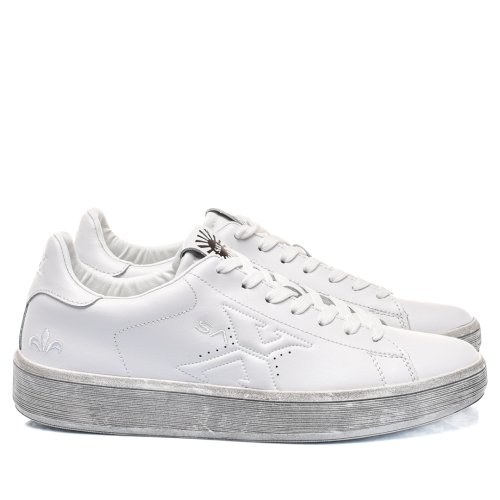 Sax, pantofi sport white piele naturala sam324714