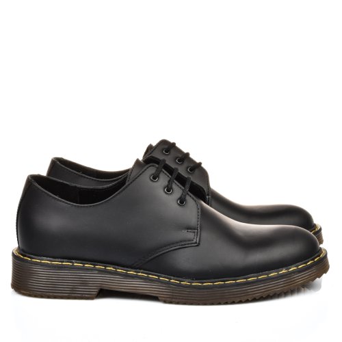 Pantofi negri piele naturala 4ve57
