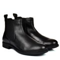 GHETE NEGRE PIELE NATURALA 2VE2G-22670