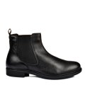 GHETE NEGRE PIELE NATURALA 2VE2G-22670