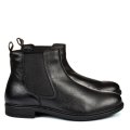 GHETE NEGRE PIELE NATURALA 2VE2G-22670