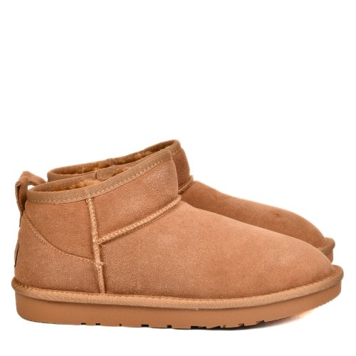Ghete camel piele naturala intoarsa ive1200