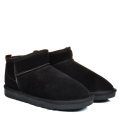 GHETE NEGRE PIELE NATURALA INTOARSA IVE1200