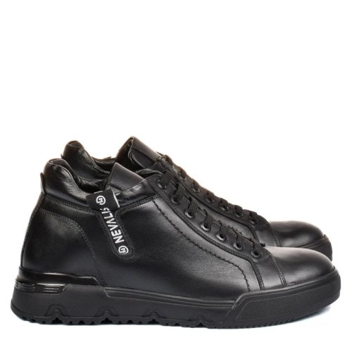 Ghete negre piele naturala 4ve25