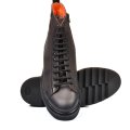 GHETE IMBLANITE DARK BROWN PIELE NATURALA 1VE55