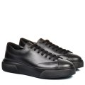 PANTOFI SPORT ALL BLACK PIELE NATURALA 3VE76