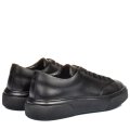PANTOFI SPORT ALL BLACK PIELE NATURALA 3VE76